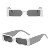 Seamless Rectangular Retro Sunglasses