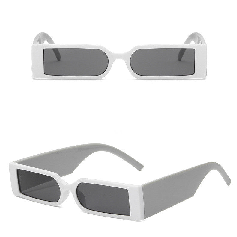 Seamless Rectangular Retro Sunglasses