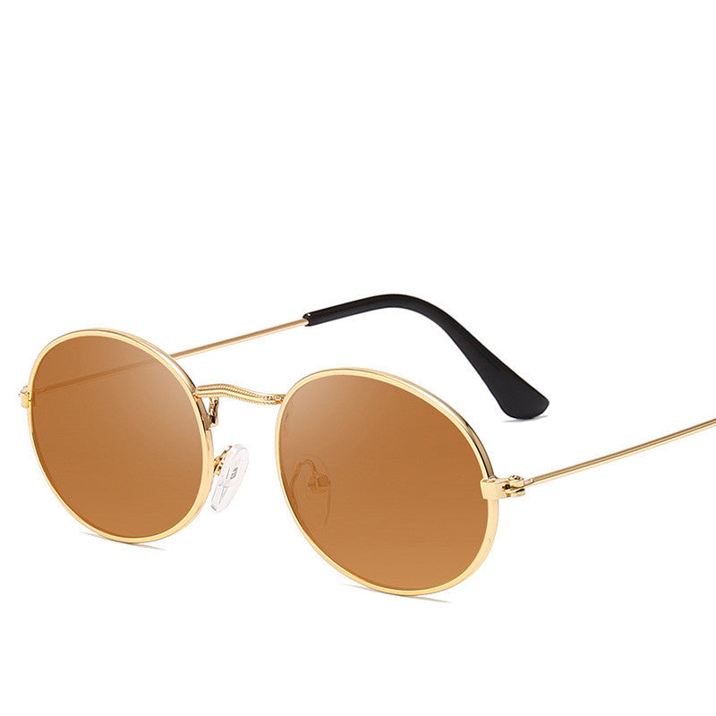 Retro Round Frame Sunglasses