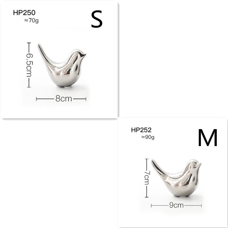 Golden Bird Soft Decorations