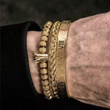 Luxurious Roman Mixed Bracelets Set