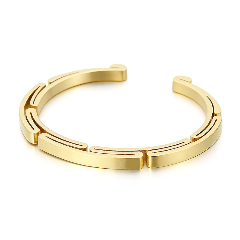 Geometric Folding Style Cuff Bracelet