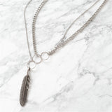 Feather Multi-Layer Necklace