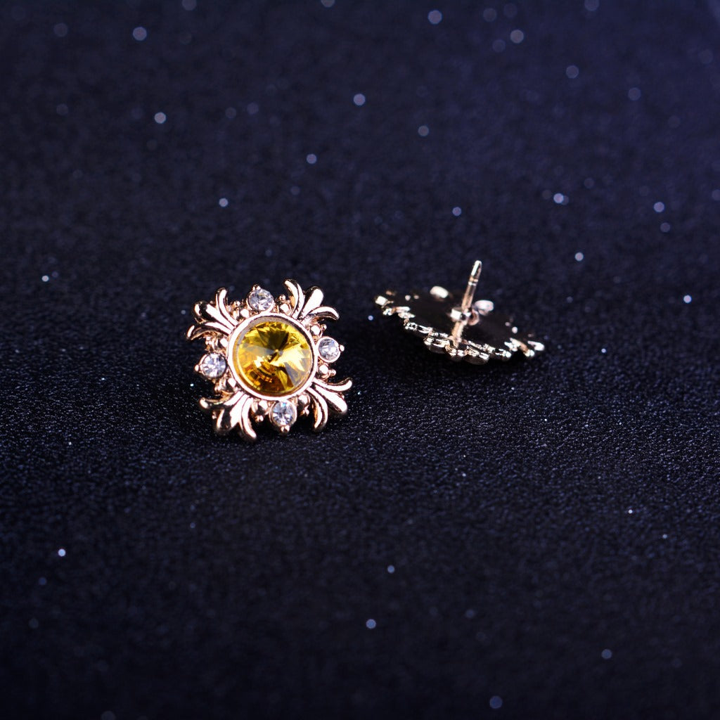 Broche de collar con diamantes de imitación geométricos
