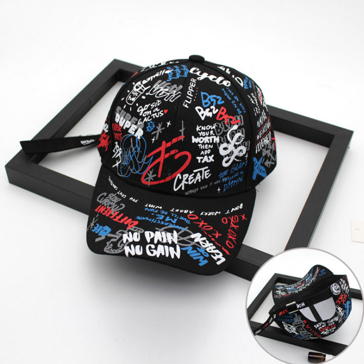 ヒップホップ ジオメトリック コットン キャップ