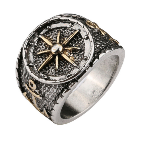 キング クイーン クラウン シグネット リング