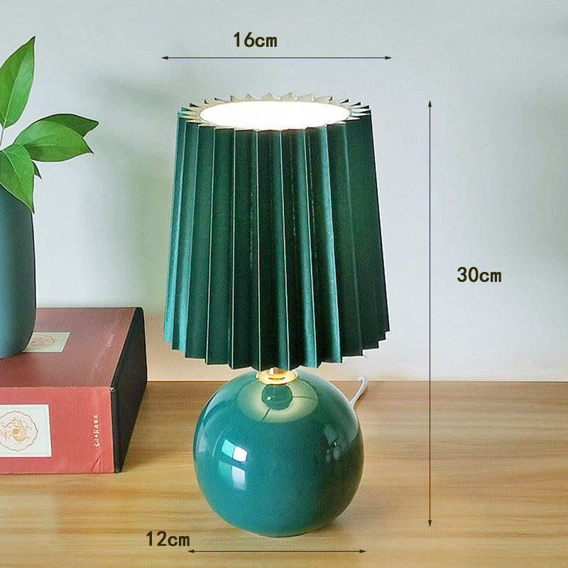 Ceramic Soft Color Solid Table Lamp