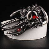 Gothic Hand Skeleton Leather Belt