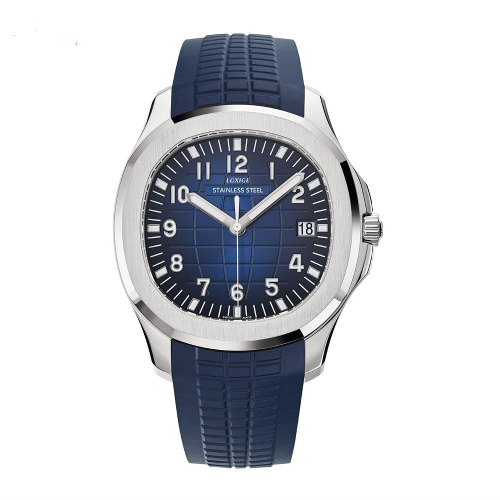 Watch pour hommes en quartz de sports en caoutchouc