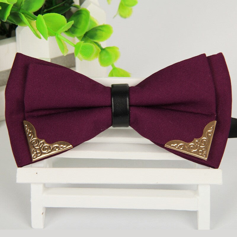 Geometric Alloy OnThe Edge Bow Tie