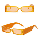 Gafas de sol retro rectangulares sin costuras