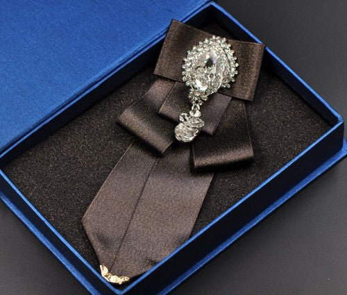 Casual Rhinestone Butterfly Tie Set