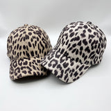 Leopard Pattern Cotton Cap