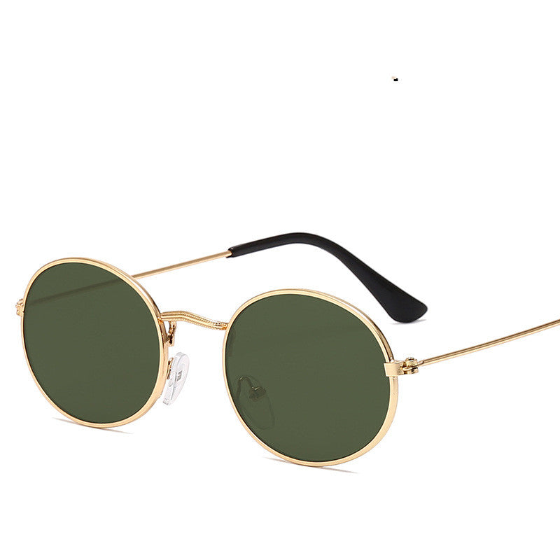 Retro Round Frame Sunglasses