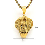 Schlangenkobra -Anhängerkette