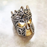 Hollow Skull Knight Mask Ring