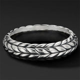 Bague en argent sterling tourbillonnant orageux