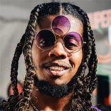 3 Eyes Round Vintage Sunglasses