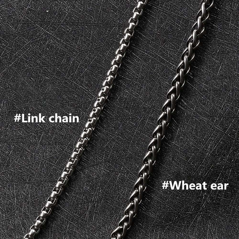 Retro Edelstahl -Fledermausanhänger Halskette