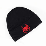 Spiders Embroidery Knit Beanie