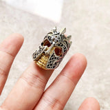 Hollow Skull Knight Mask Ring