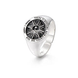 Sunrise Serenity Circle Ring