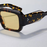Retro Futurism Black Frame Sunglasses