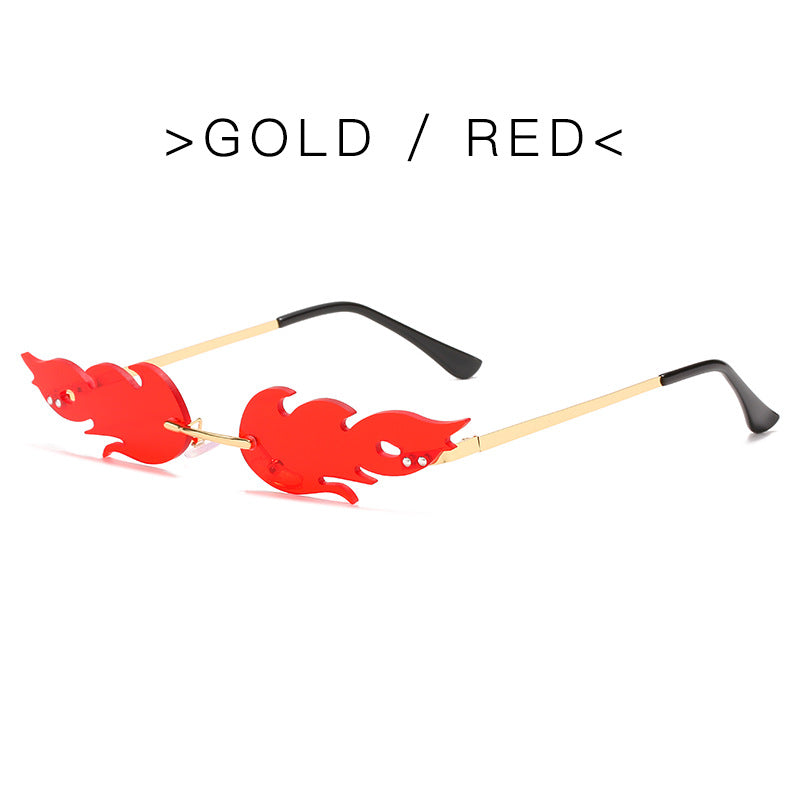 Gafas de sol con forma de llama