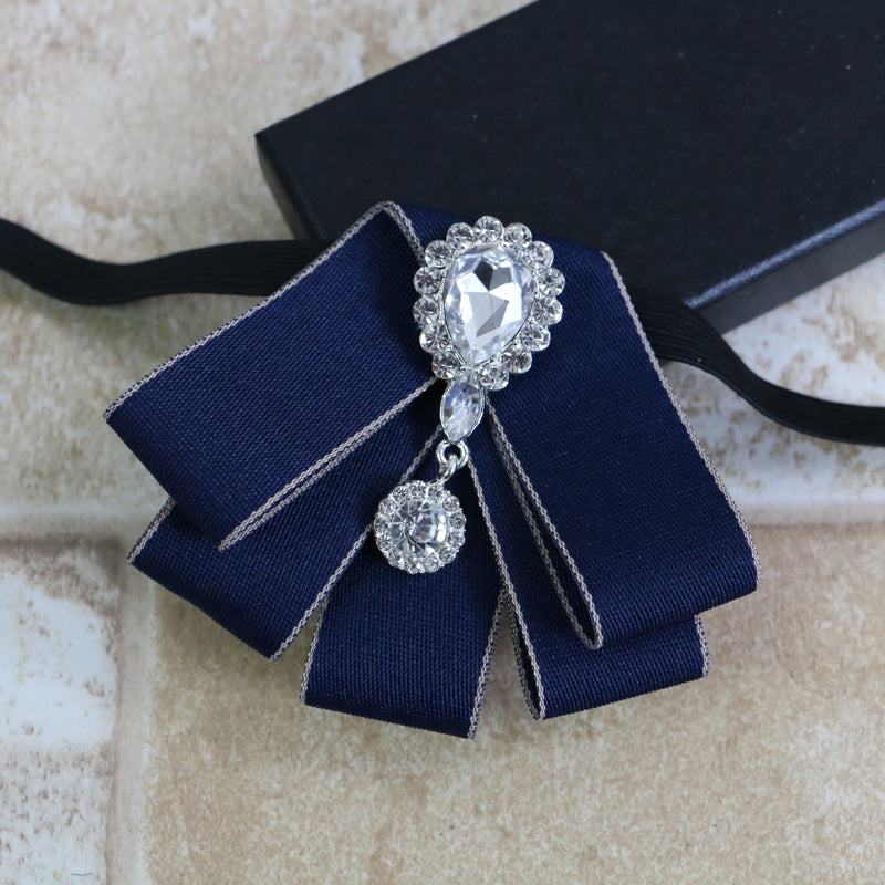 Drop Dangle Applique Ribbon Tie