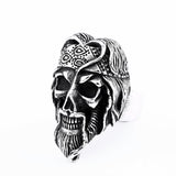 Beard Skull Titanium Steel Ring