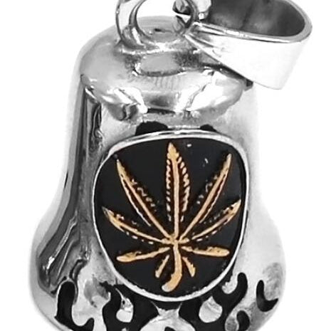 Retro Valknut Bell Pendant