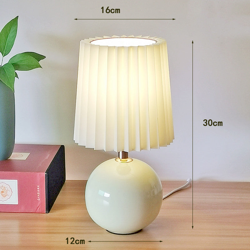 Ceramic Soft Color Solid Table Lamp