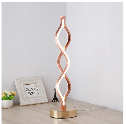 Wave Shape Unique Table Lamp