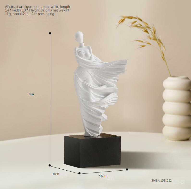 Abstract Art Women's Yoga Statue