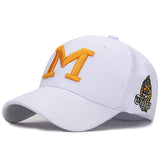 Letter & Tiger Embroidery Baseball Cap