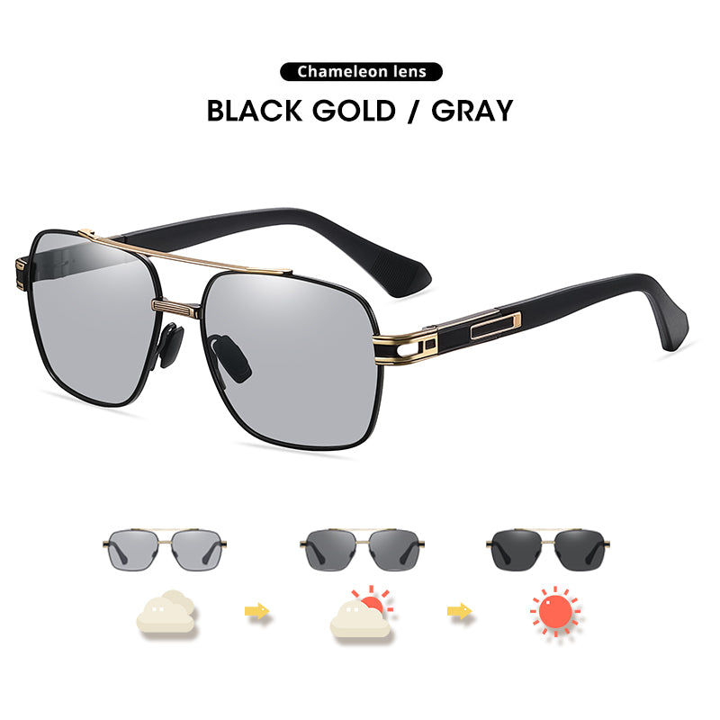 Vintage Metal Polarized Sunglasses