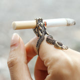 Animal Design Cigarette Holder Copper Ring