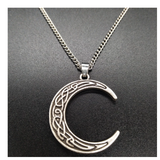 Elegant Moon Charm Zinc Alloy Necklace