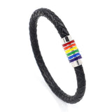 Casual Colorful Woven Leather Bracelet