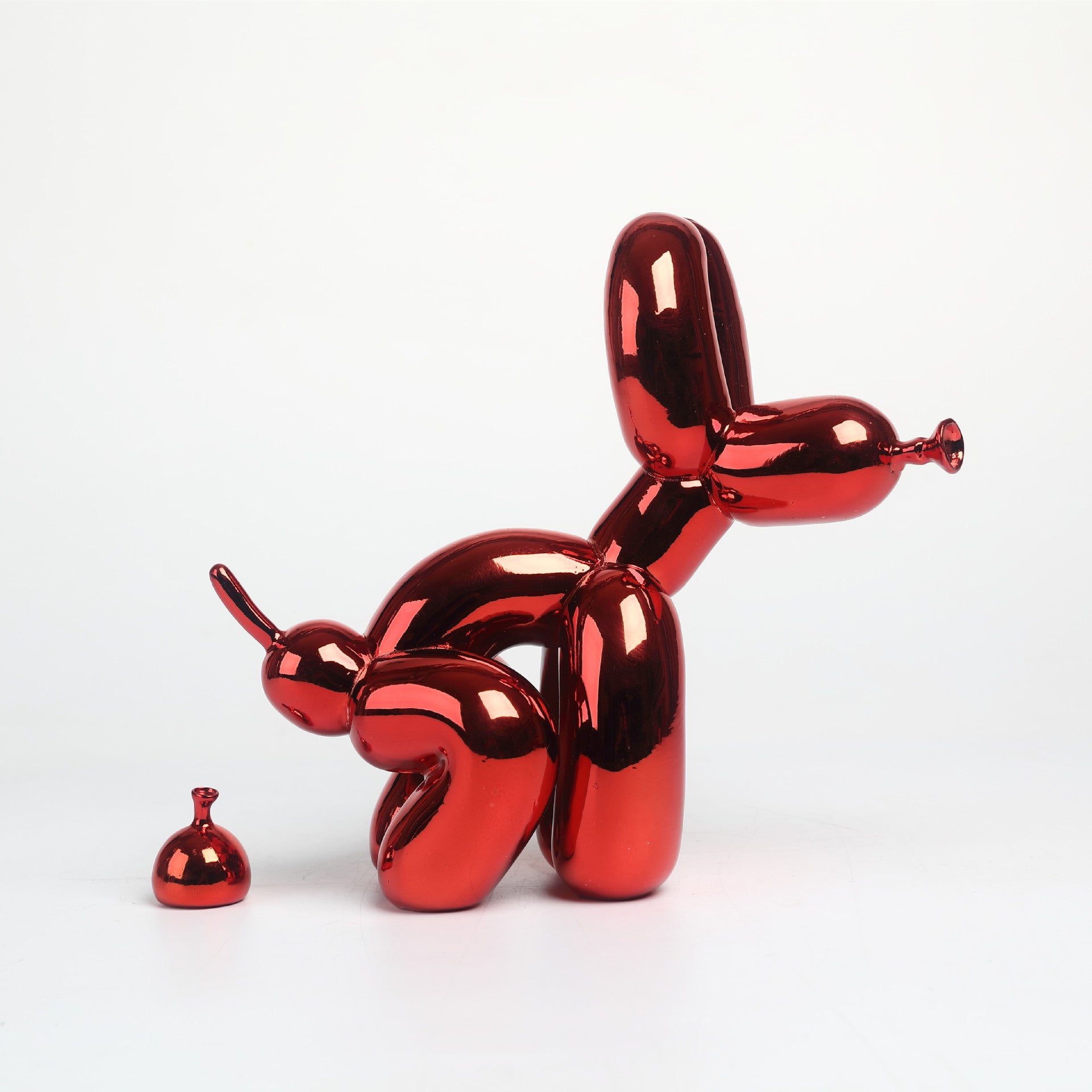 Mini Poop and Dog Balloon Sculpture