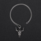 Retro Bull Head Stainless Steel Necklace