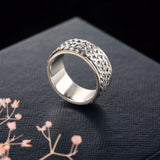 Minimalist Chain Pattern Vintage Ring