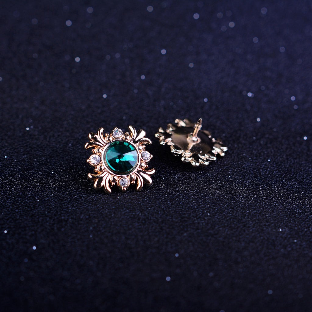 Broche de collar con diamantes de imitación geométricos