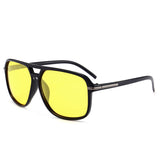 Casual Polarized Lenses Stripped Side Sunglasses