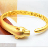 The Leopard Copper Cuff Bracelet