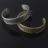 Viking Ancient Letter Alloy Cuff Bracelet