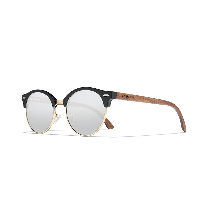 Lunettes de soleil en bois de noyer polarisé ultra-léger