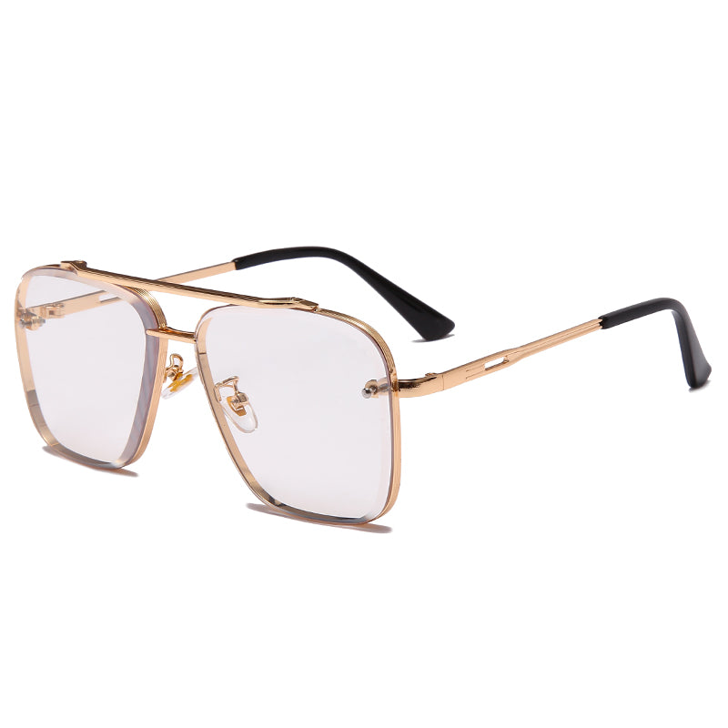 Vintage Square Polycarbonate Lens Men's Sunglasses