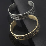 Viking Ancient Letter Alloy Cuff Bracelet