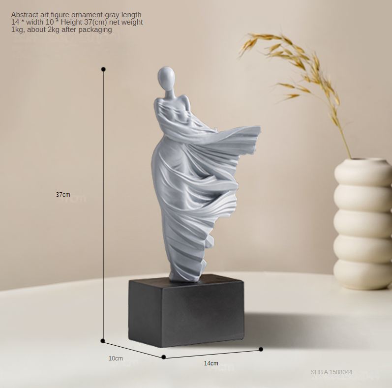 Abstract Art Women's Yoga Statue